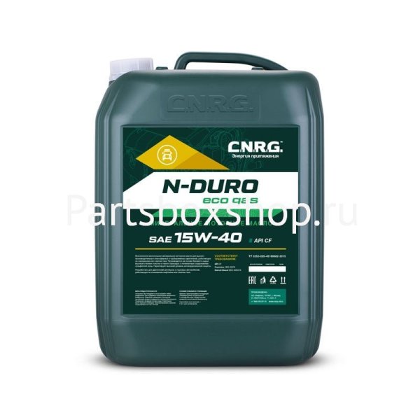 Масло моторное 15W40 N-Duro Eco Gas CF  CNRG