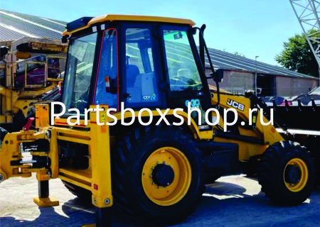 Стекло заднее боковое правое JCB 3CX (India) c 2017 г. KMK