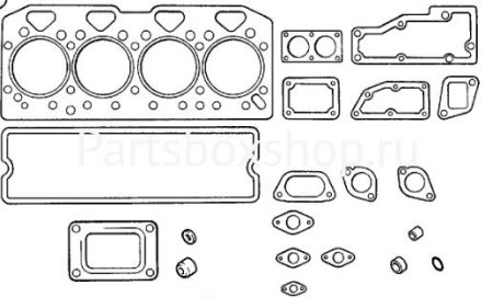 Комплект прокладок двигателя верхний AA-AB 02/201341 (U5LT1196) PBS